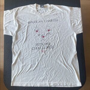 Screen Stars White Graphic Tee